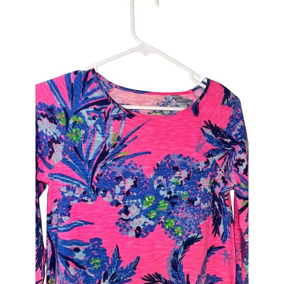Lilly Pulitzer Womens Pink Floral 3/4 Sleeve Dress Size XSmall - Picture 4 of 7